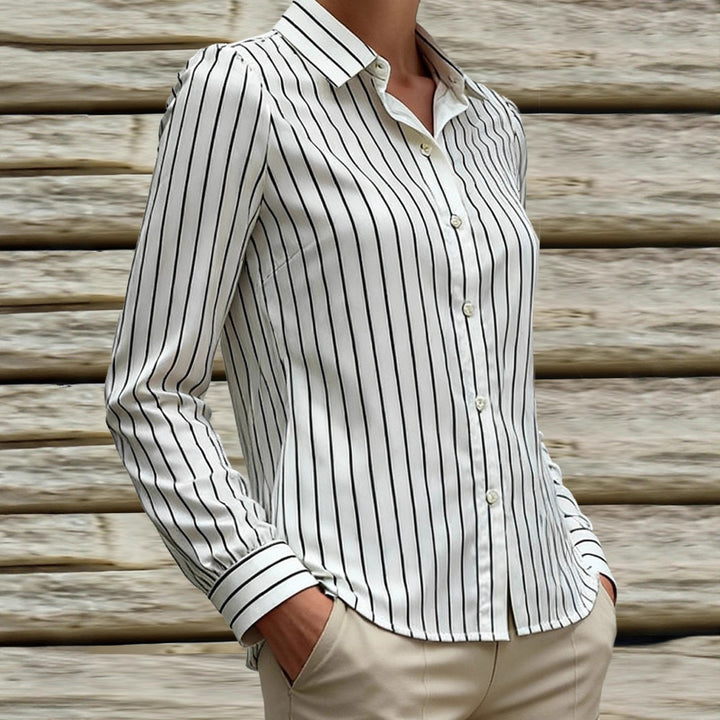Artisio | Women Stripe Classic Blouse