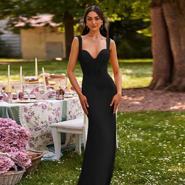 Artisio | Women Structured Bust Maxi Dress