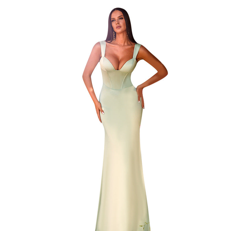 Artisio | Women Structured Bust Maxi Dress