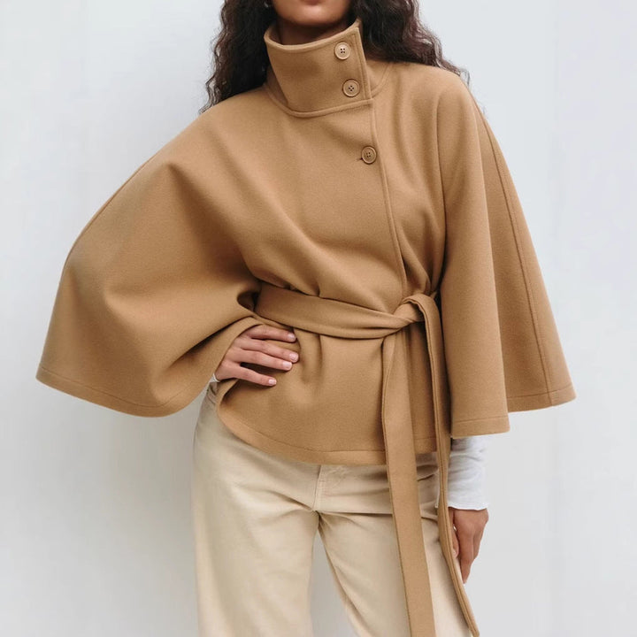 Artisio | Women Structured Wrap Tie Coat