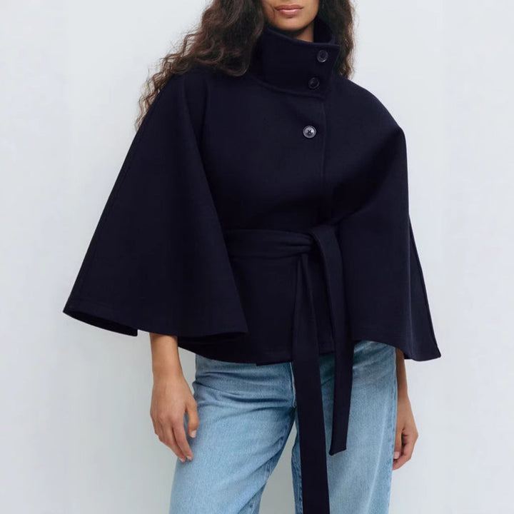 Artisio | Women Structured Wrap Tie Coat