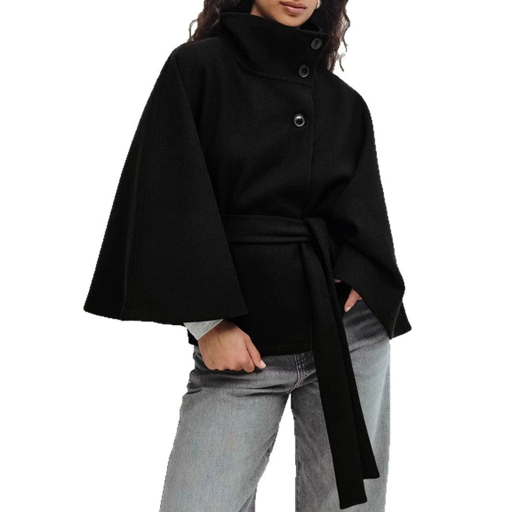 Artisio | Women Structured Wrap Tie Coat