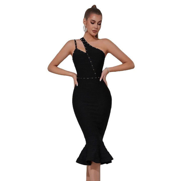 Artisio | Women Studded Bandage Midi Dress
