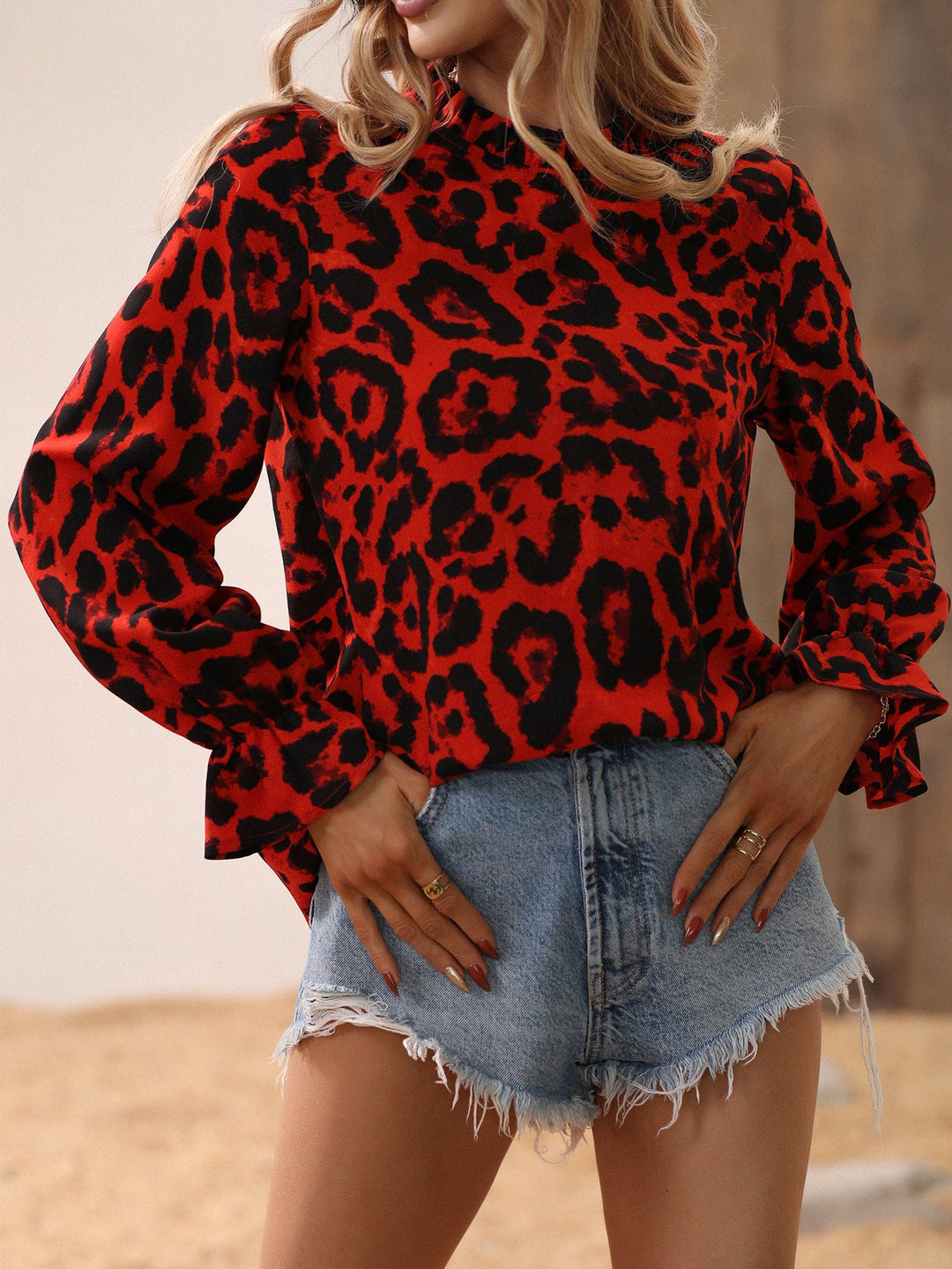 Artisio | Women Stylish Leopard Top