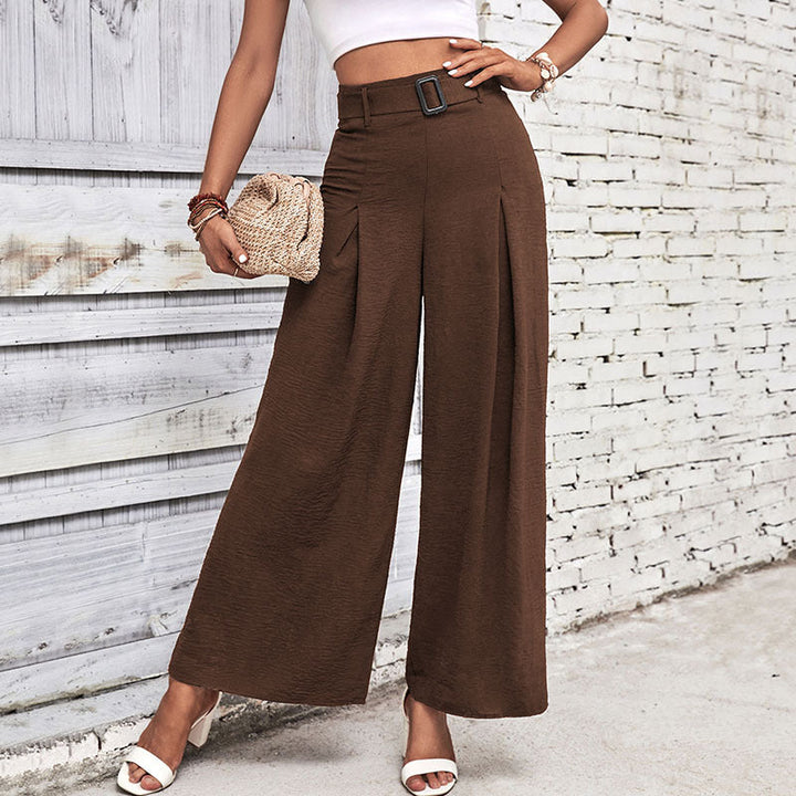 Artisio | Women Tailored Belted Pants