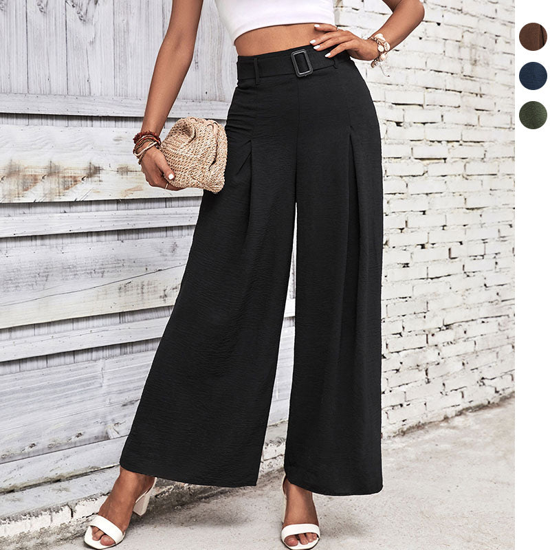 Artisio | Women Tailored Belted Pants