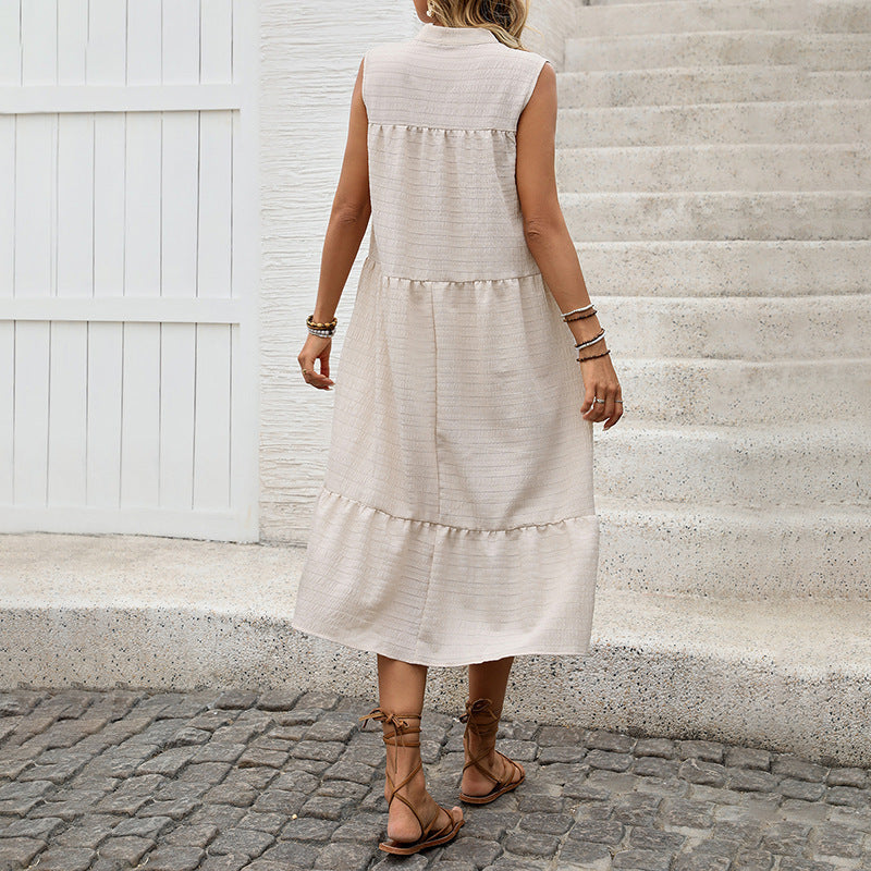 Artisio | Women Tassel Tie Midi Dress