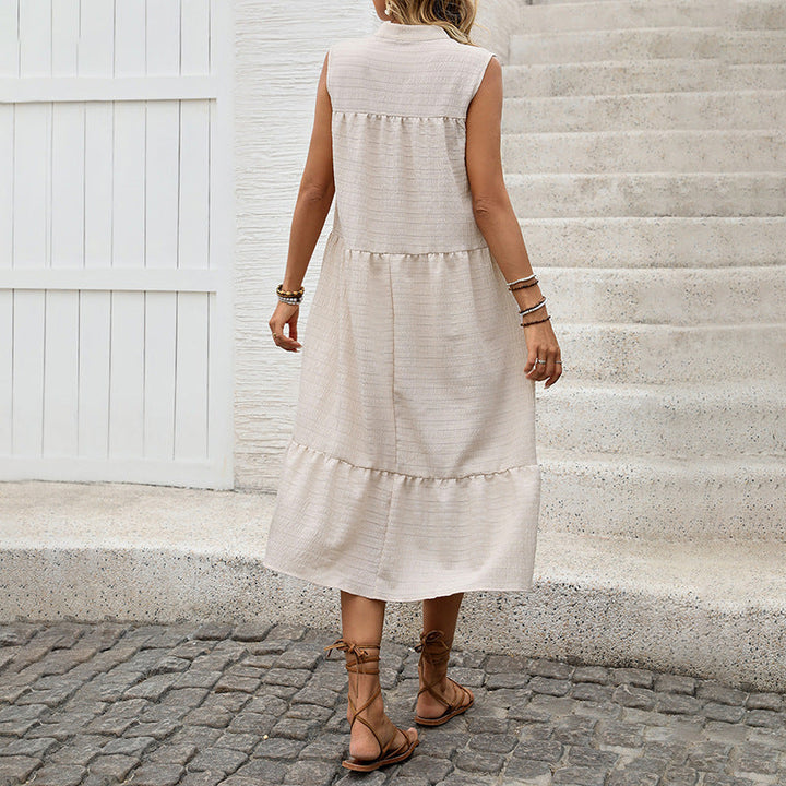 Artisio | Women Tassel Tie Midi Dress