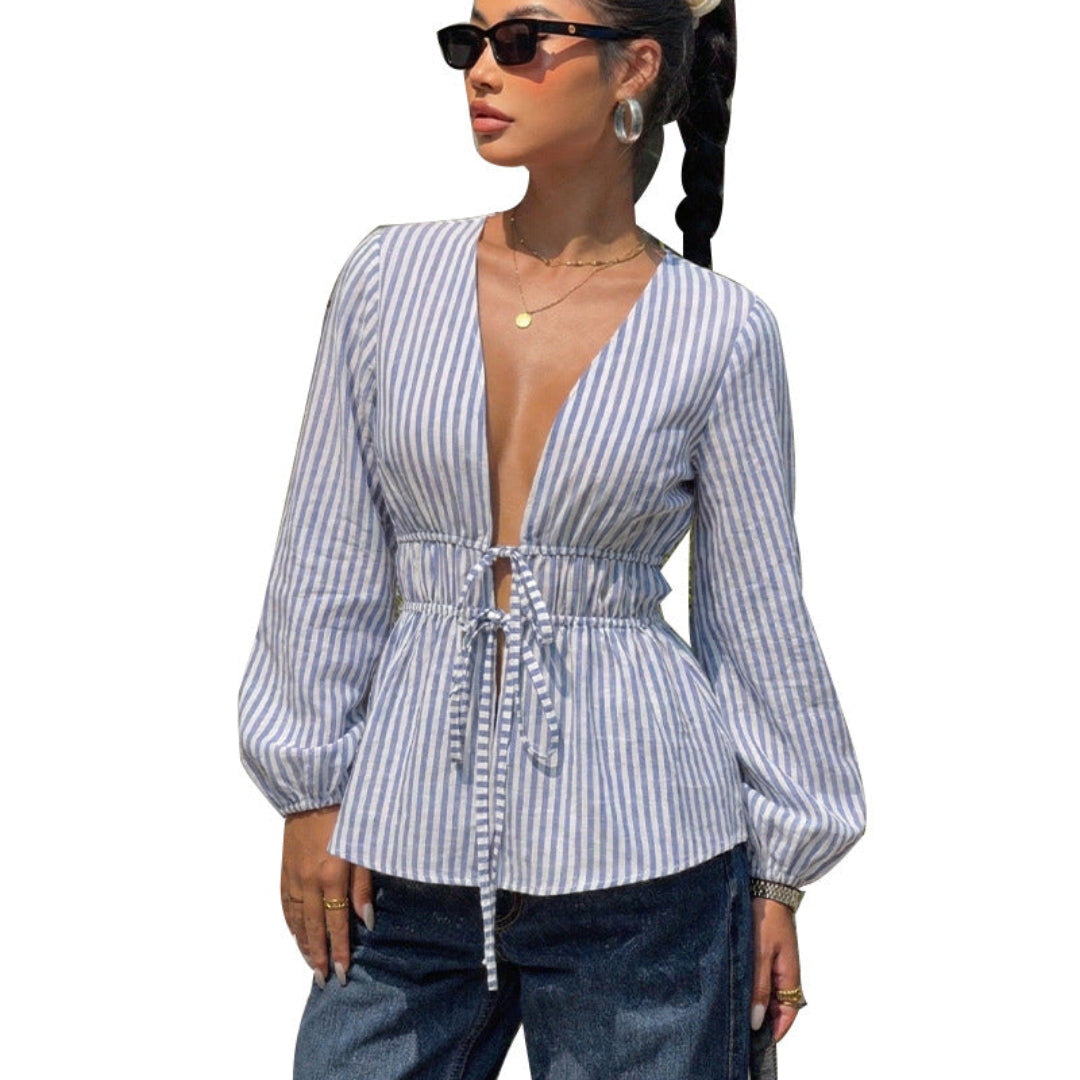 Artisio | Women Tie Front Blouse