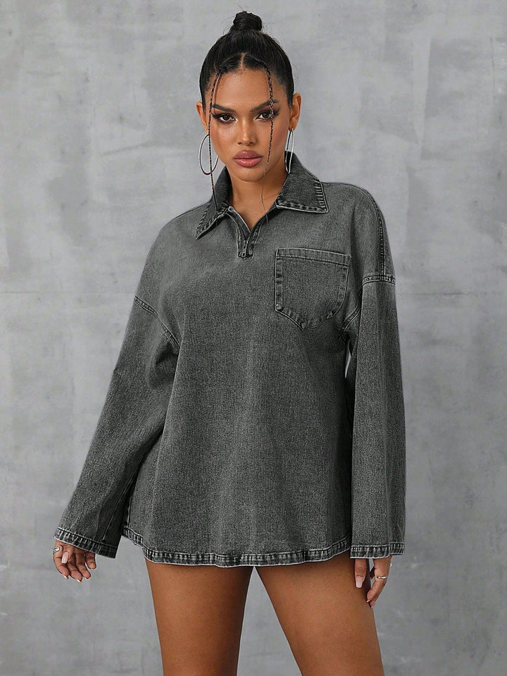 Artisio | Women Trendy Washed Shirt