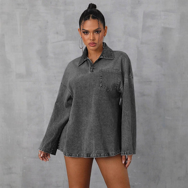 Artisio | Women Trendy Washed Shirt