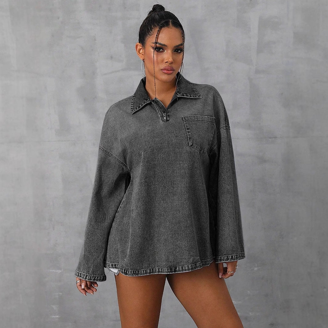Artisio | Women Trendy Washed Shirt