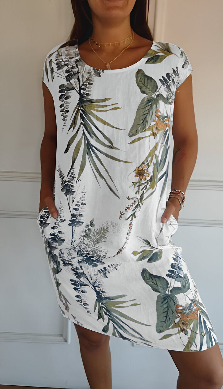 Artisio | Women Tropical Pocket Dress