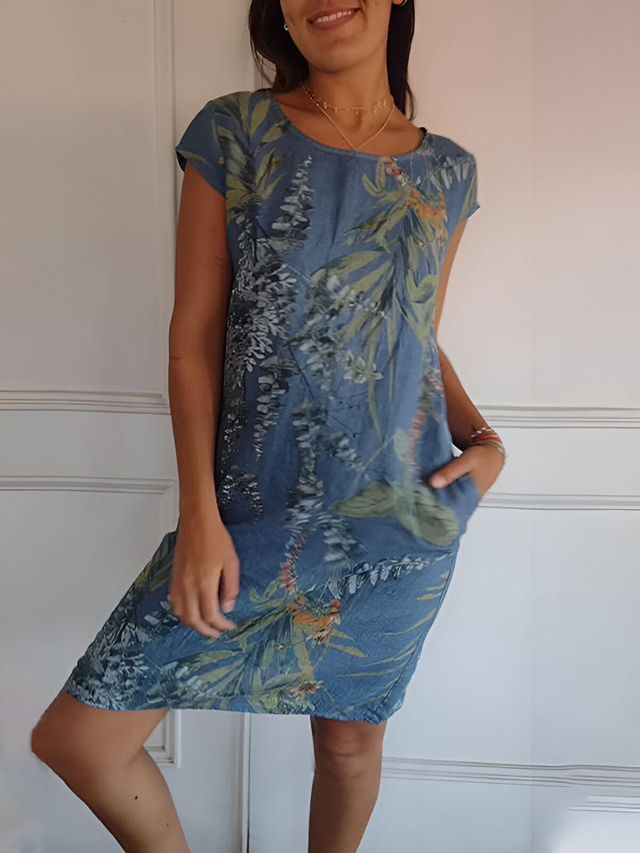 Artisio | Women Tropical Pocket Dress