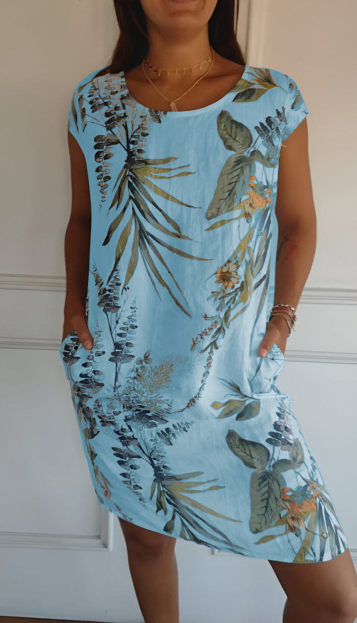 Artisio | Women Tropical Pocket Dress