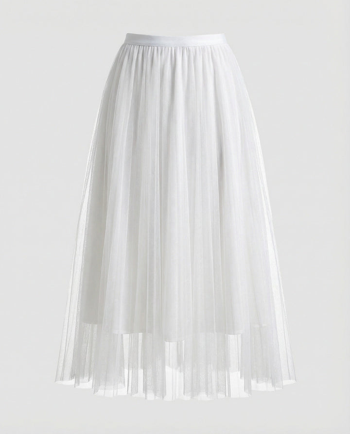 Artisio | Women Tulle Midi Skirt