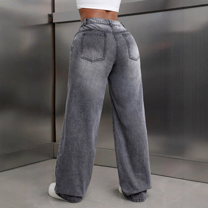 Artisio | Women Urban Fit Wide Jeans
