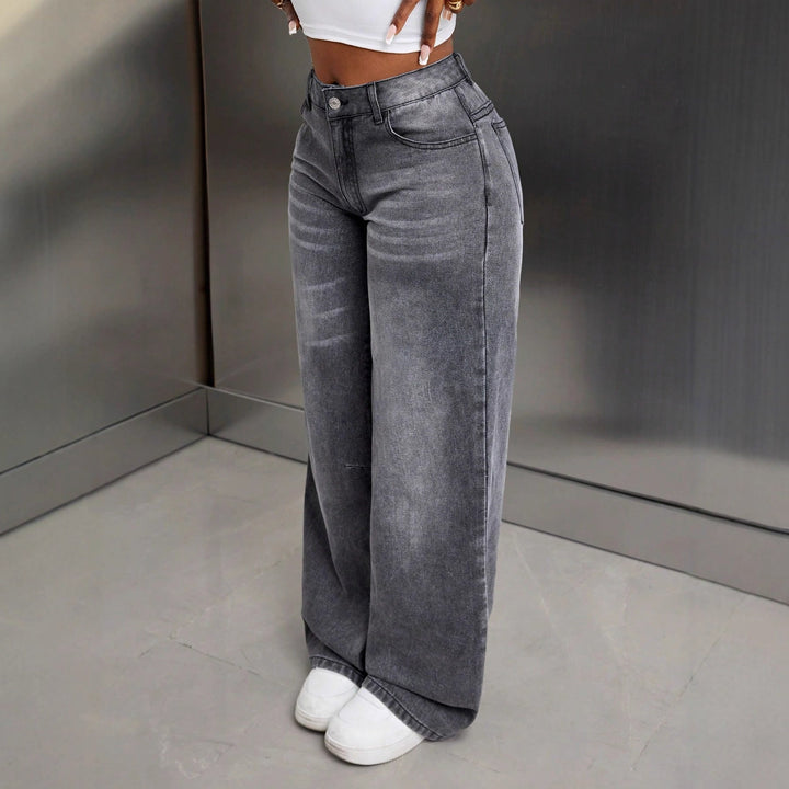 Artisio | Women Urban Fit Wide Jeans