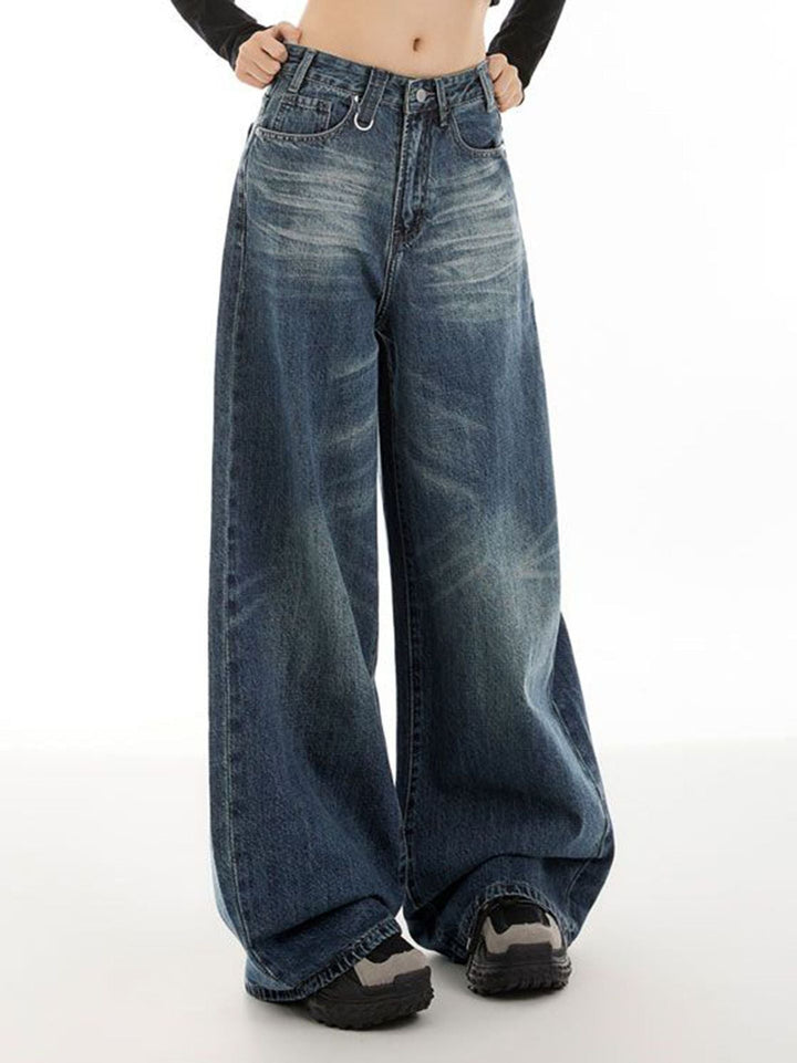 Artisio | Women Urban Washed Wide Jeans