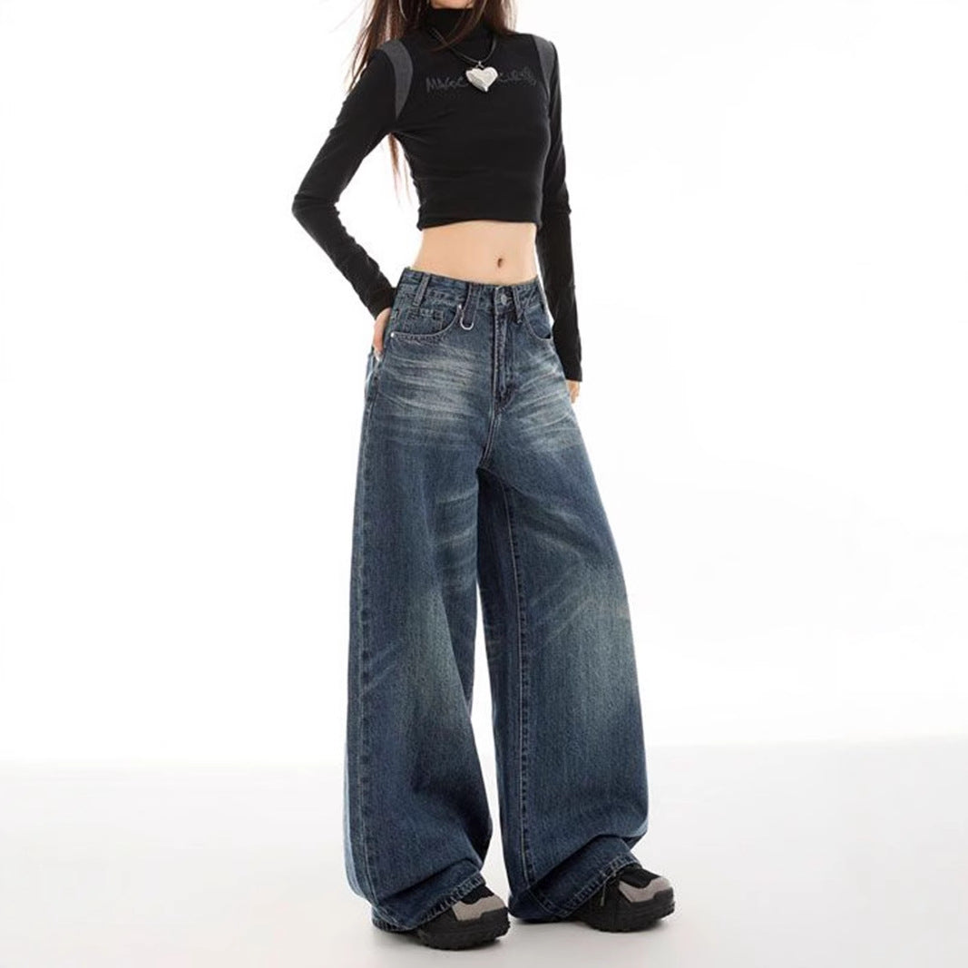 Artisio | Women Urban Washed Wide Jeans