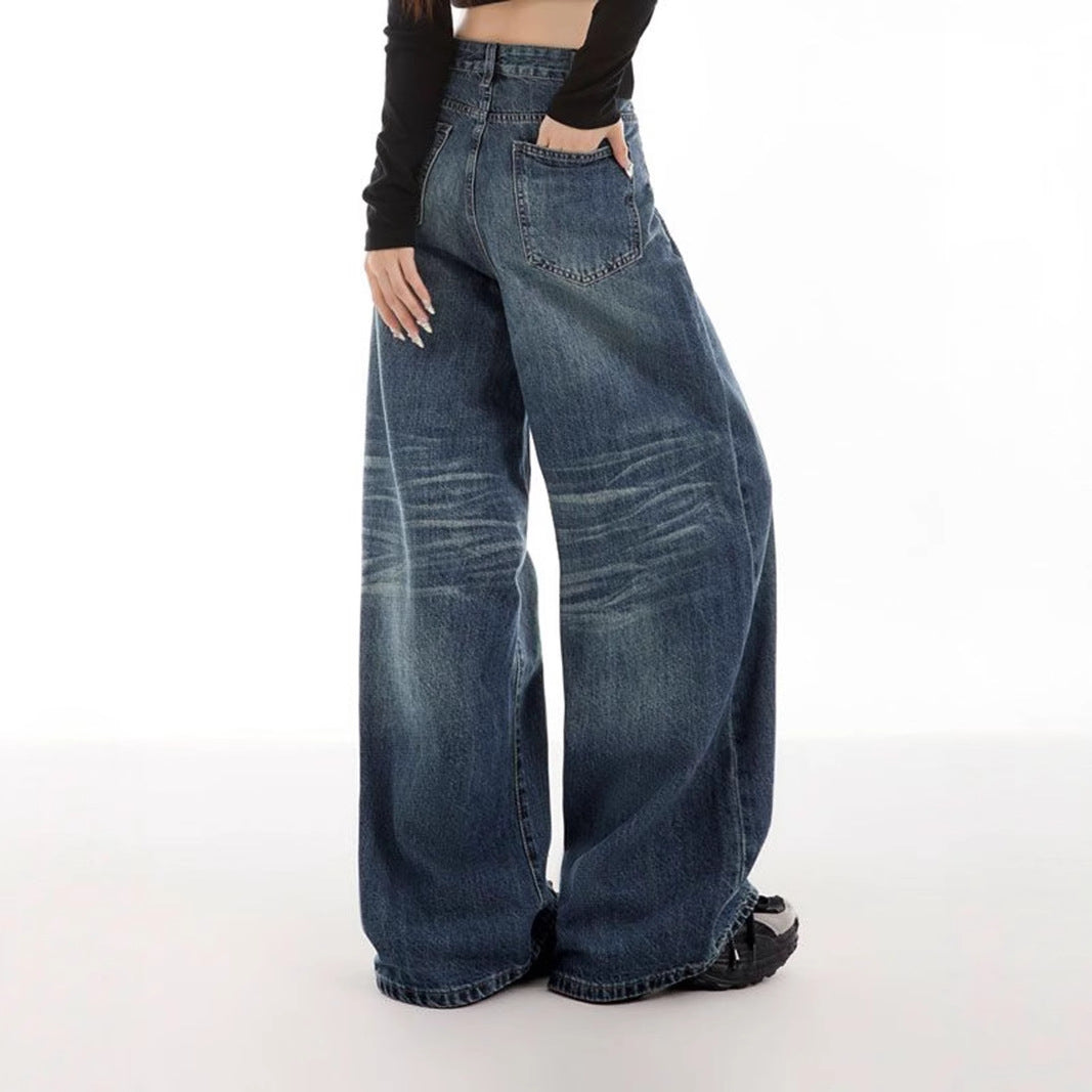 Artisio | Women Urban Washed Wide Jeans