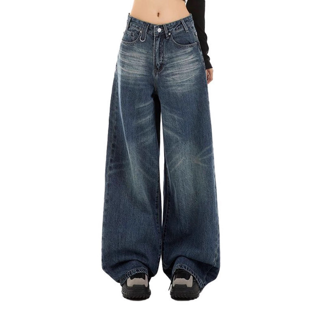 Artisio | Women Urban Washed Wide Jeans