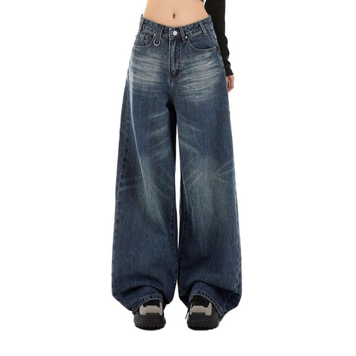 Artisio | Women Urban Washed Wide Jeans
