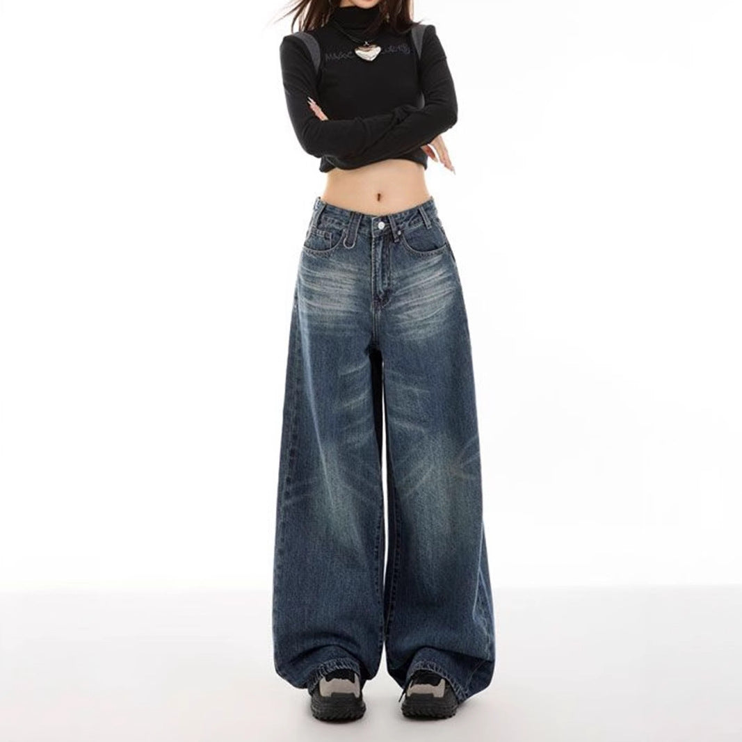 Artisio | Women Urban Washed Wide Jeans
