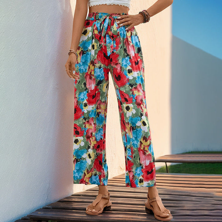 Artisio | Women Vibrant Floral Pants