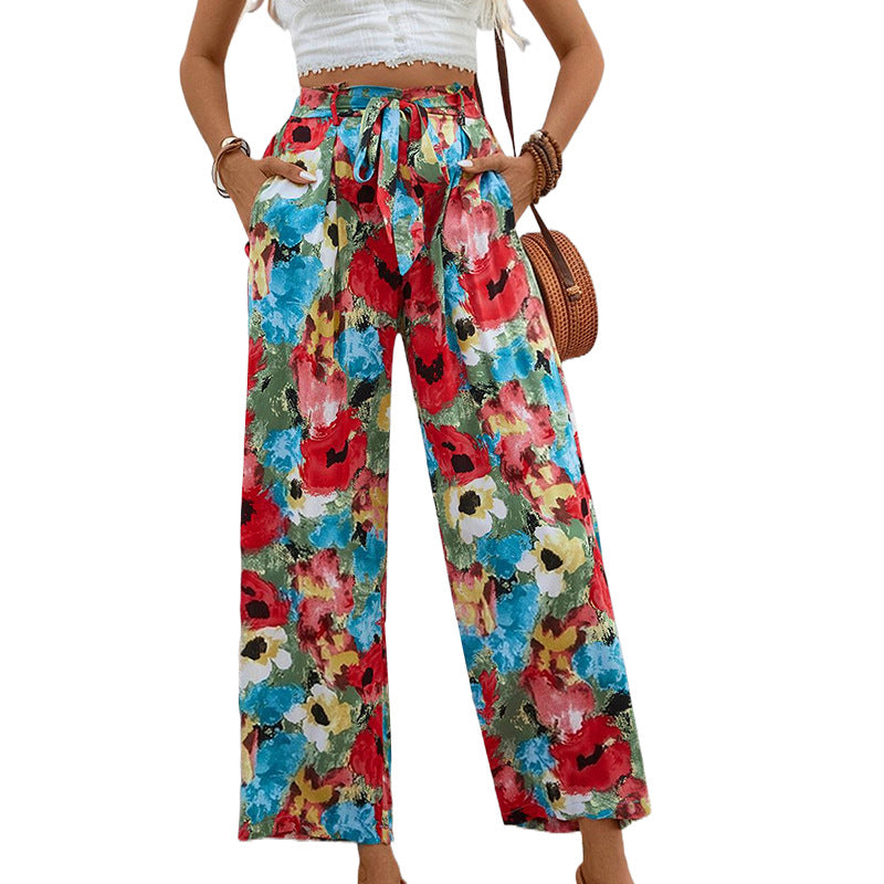 Artisio | Women Vibrant Floral Pants