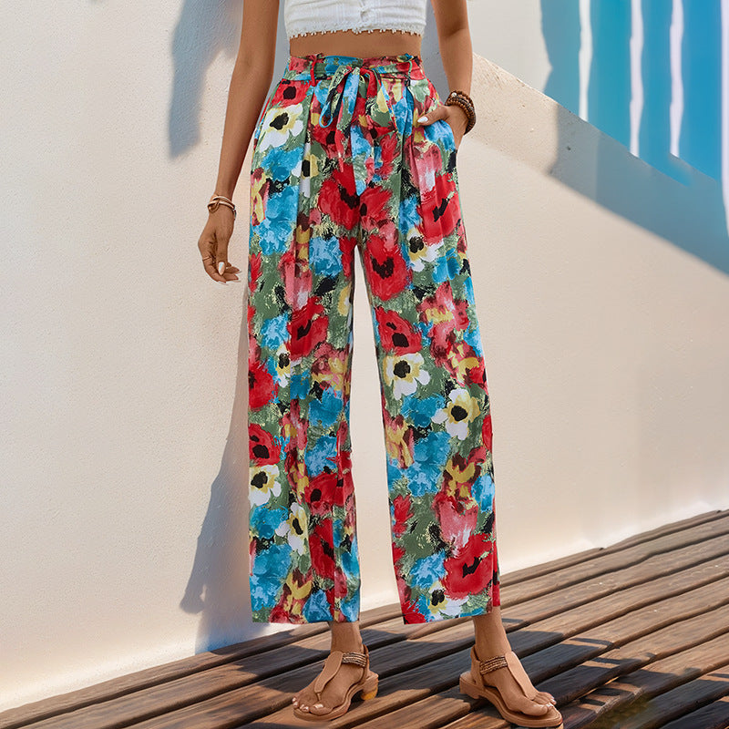 Artisio | Women Vibrant Floral Pants