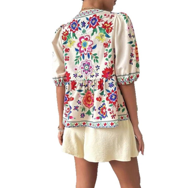 Artisio | Women Vintage Bloom Two Piece Set