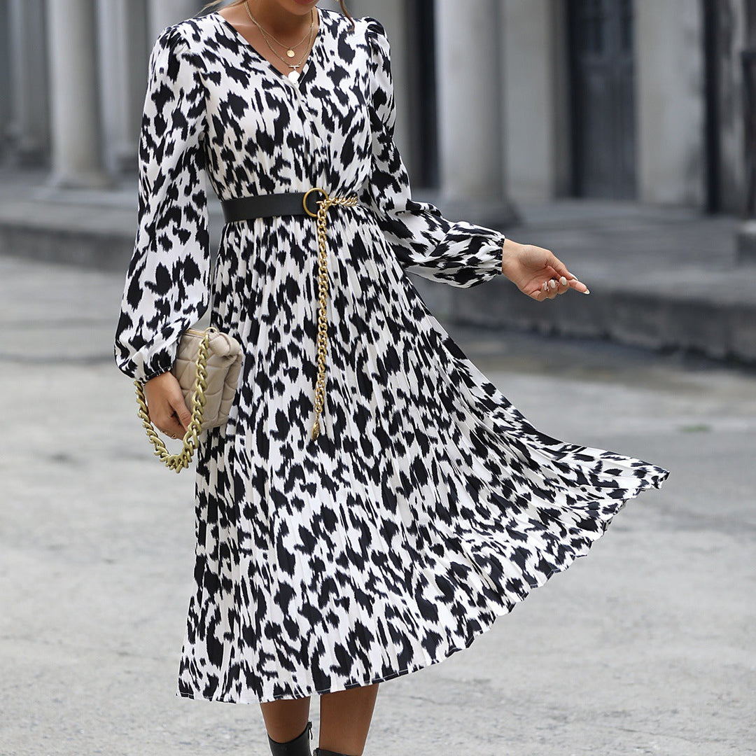 Artisio | Women Wild Print Flow Dress