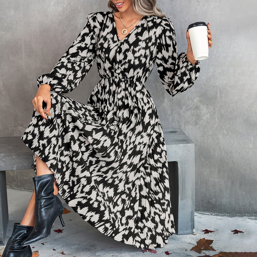 Artisio | Women Wild Print Flow Dress