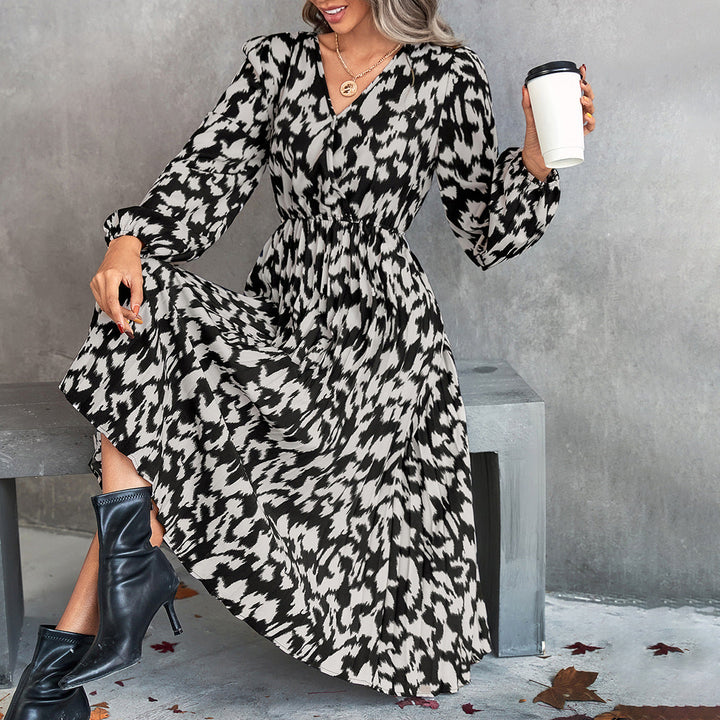 Artisio | Women Wild Print Flow Dress