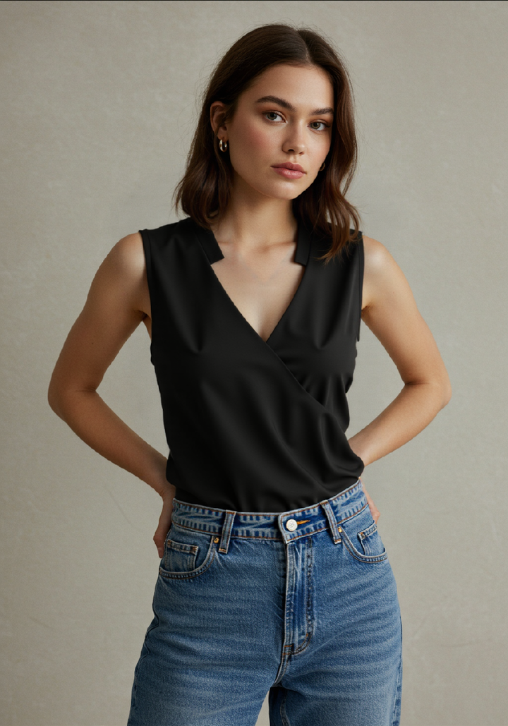 Artisio | Women Wrap V-Neck Top