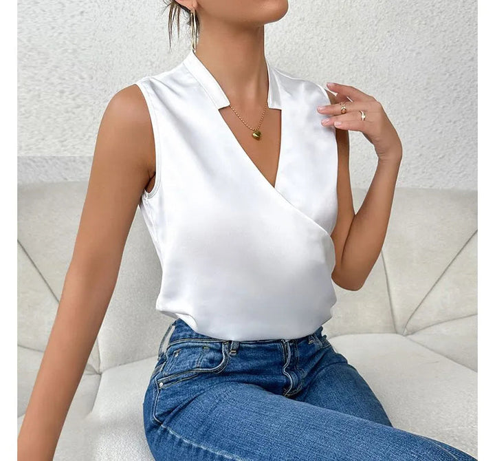 Artisio | Women Wrap V-Neck Top