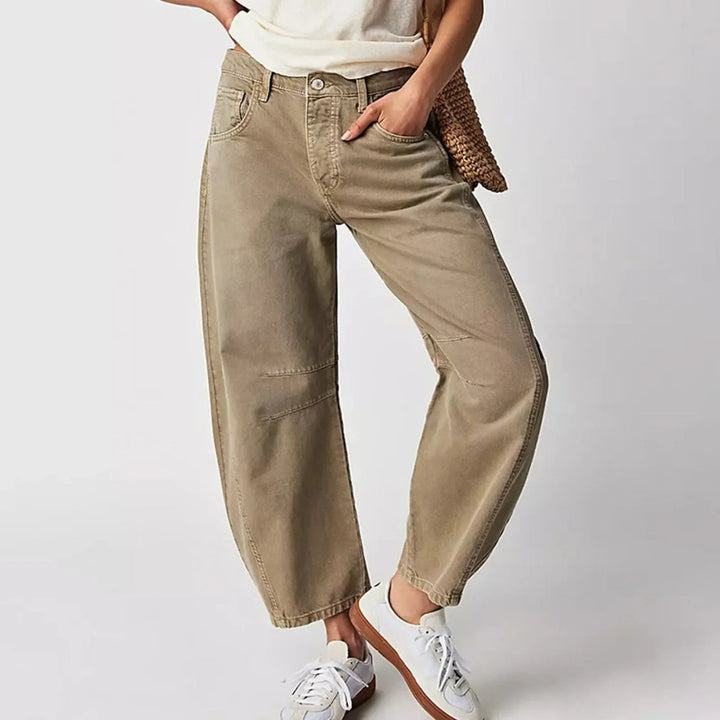 Aura Mid Waist Wide-Leg Comfort Jeans