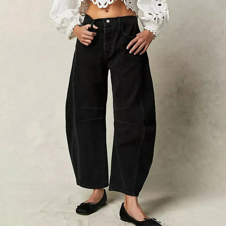 Aura Mid Waist Wide-Leg Comfort Jeans