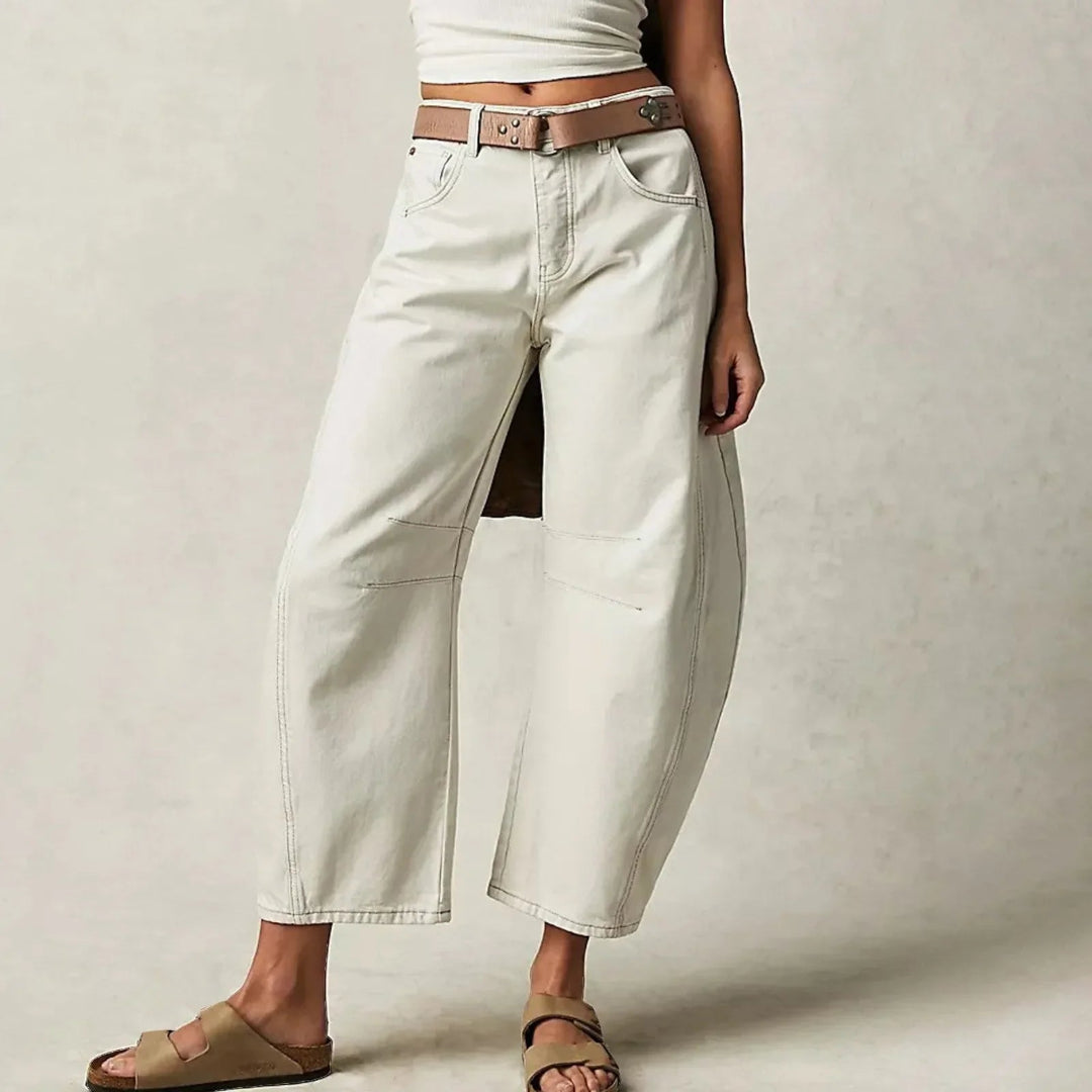 Aura Mid Waist Wide-Leg Comfort Jeans