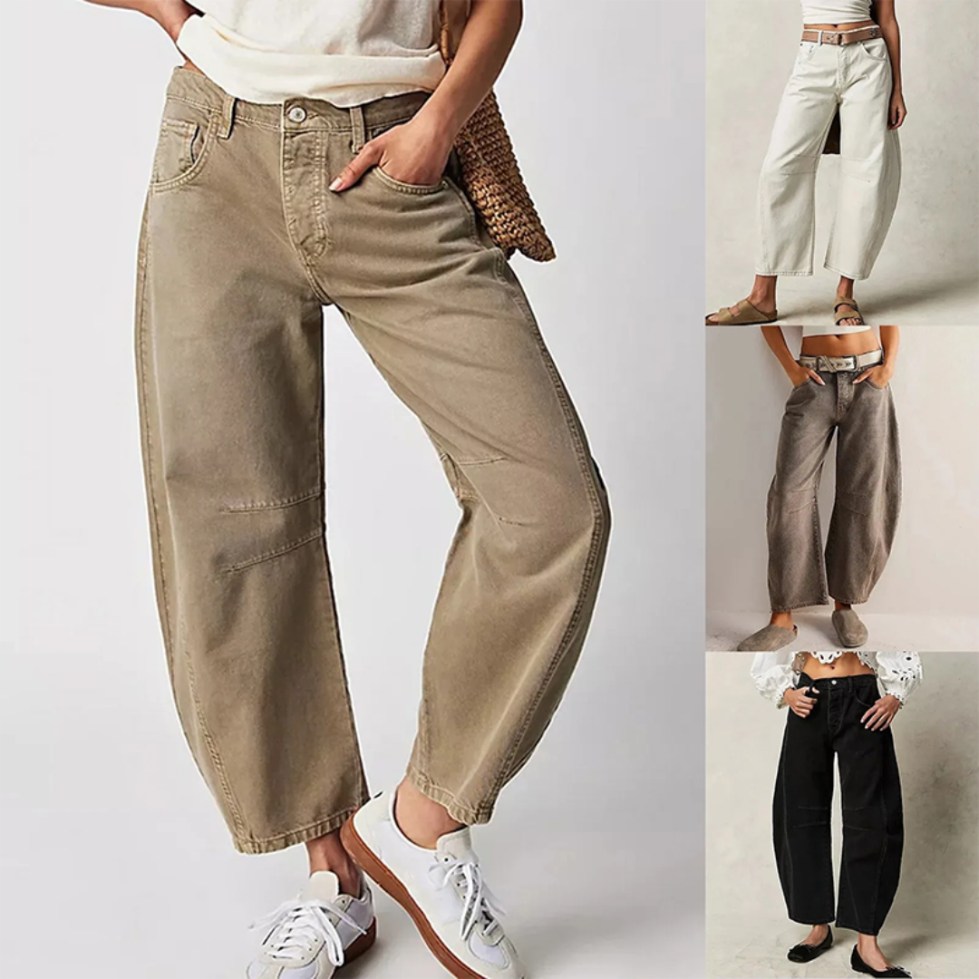 Aura Mid Waist Wide-Leg Comfort Jeans