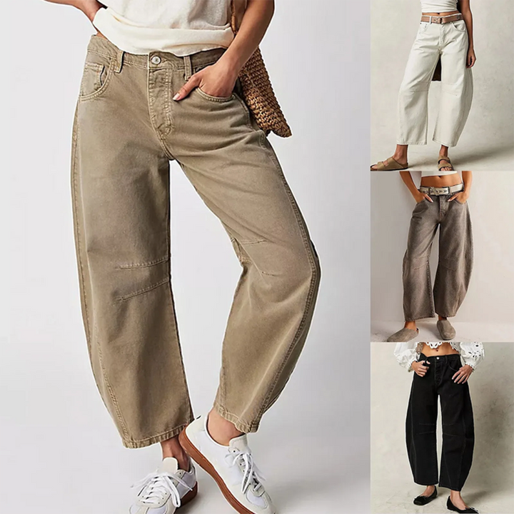 Aura Mid Waist Wide-Leg Comfort Jeans