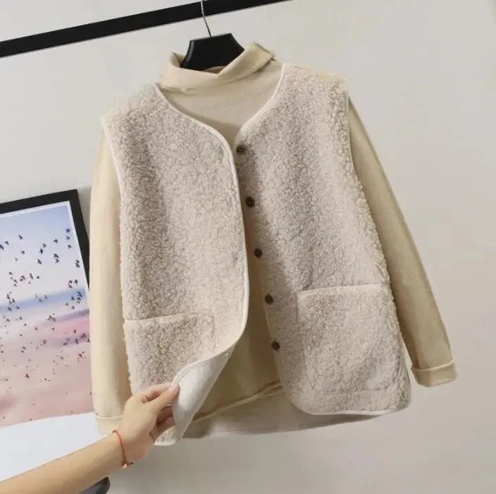 Aurora Sherpa Fleece Vest Artisio
