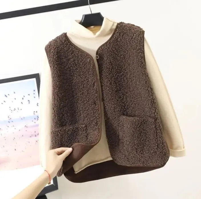 Aurora Sherpa Fleece Vest Artisio
