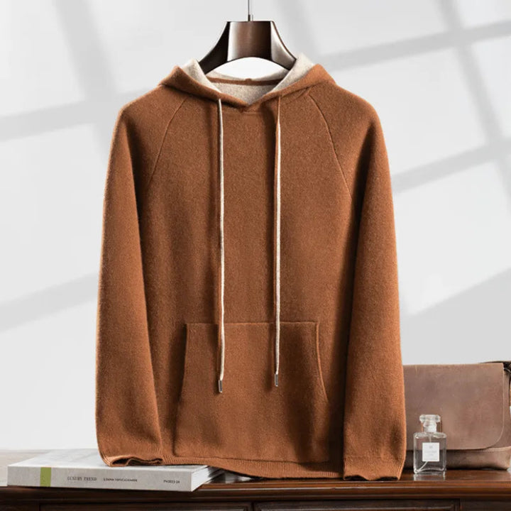 Austin 100% Cashmere Hooded Pullover