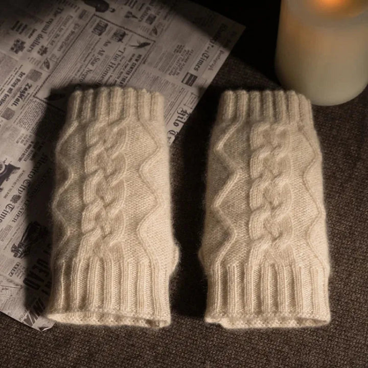 Blake Cashmere Fingerless Gloves