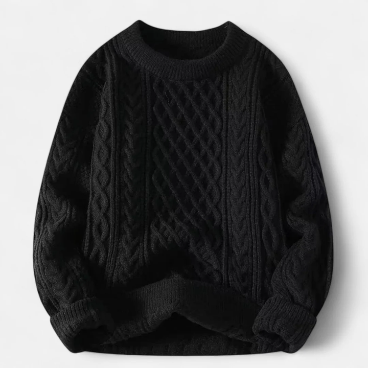 Brian Cable Pattern Sweater Artisio