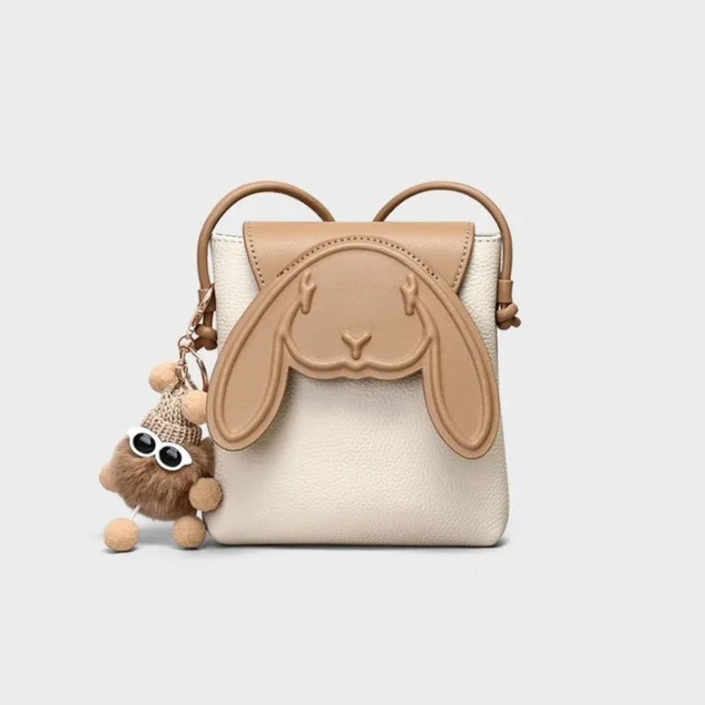 Bunny Crossbody Leather Bag Artisio