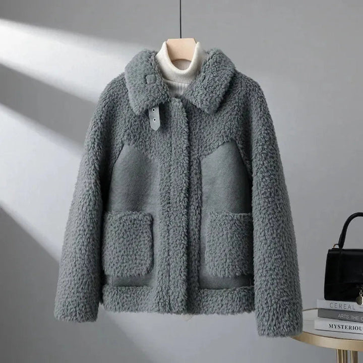 Cadence Lambswool Collar Coat Artisio