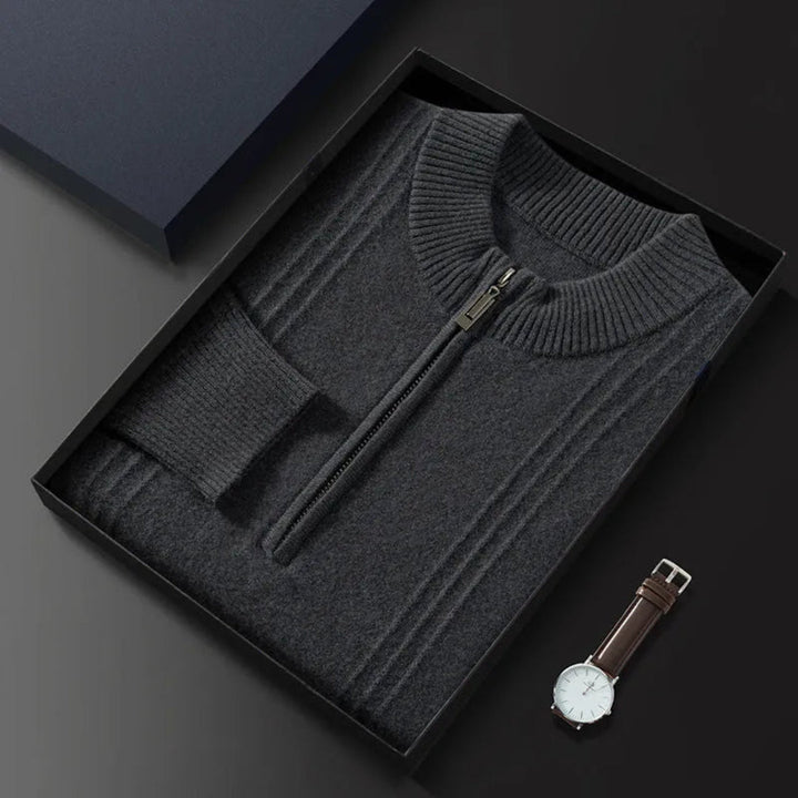 Calvin Classic Half-Zip Wool Sweater Artisio